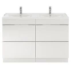 GoodHome Mitigeur de lavabo chromé taille M avec bonde clic-clac, Cavally