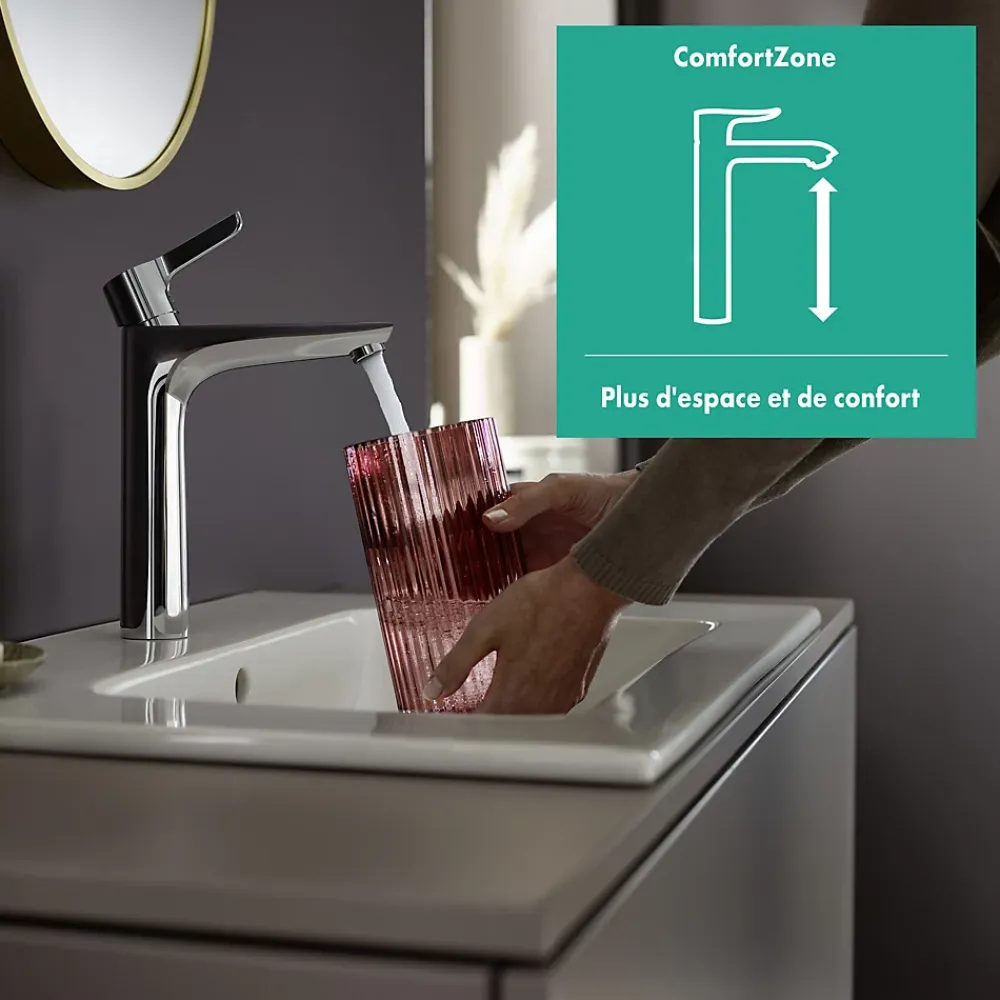 Hansgrohe Mitigeur de lavabo chromé Waterforms XL