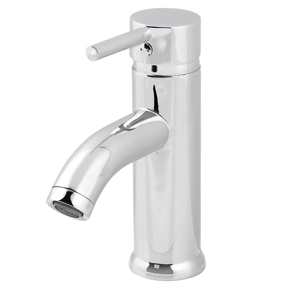 Robinet Lavabo Et Vasque|GoodHome Mitigeur de lavabo chromé Hoffell