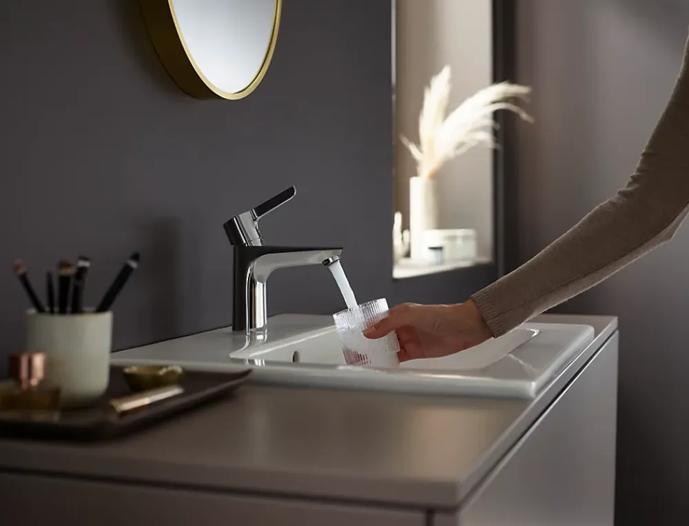 Hansgrohe Mitigeur de lavabo chromé Waterforms L CoolStart