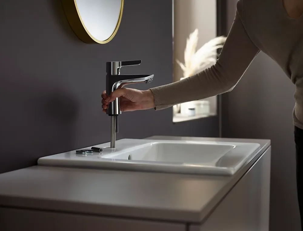 Hansgrohe Mitigeur de lavabo chromé Waterforms L CoolStart