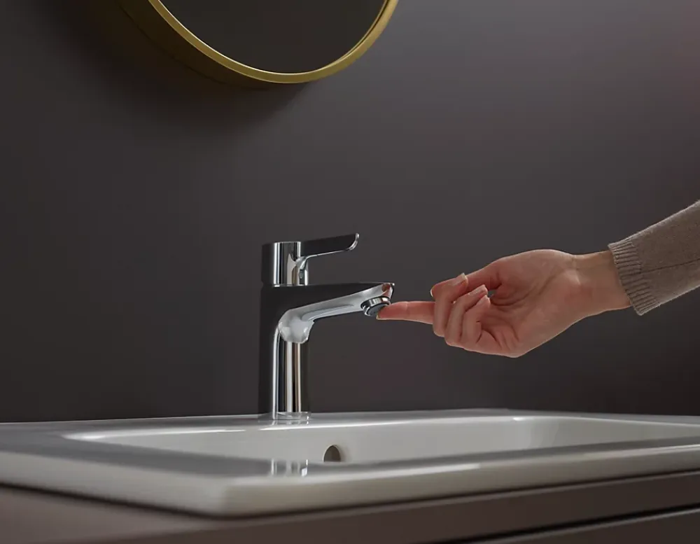 Hansgrohe Mitigeur de lavabo chromé Waterforms L CoolStart