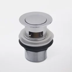 GoodHome Mitigeur de lavabo chromé effet chute d'eau Olmeto