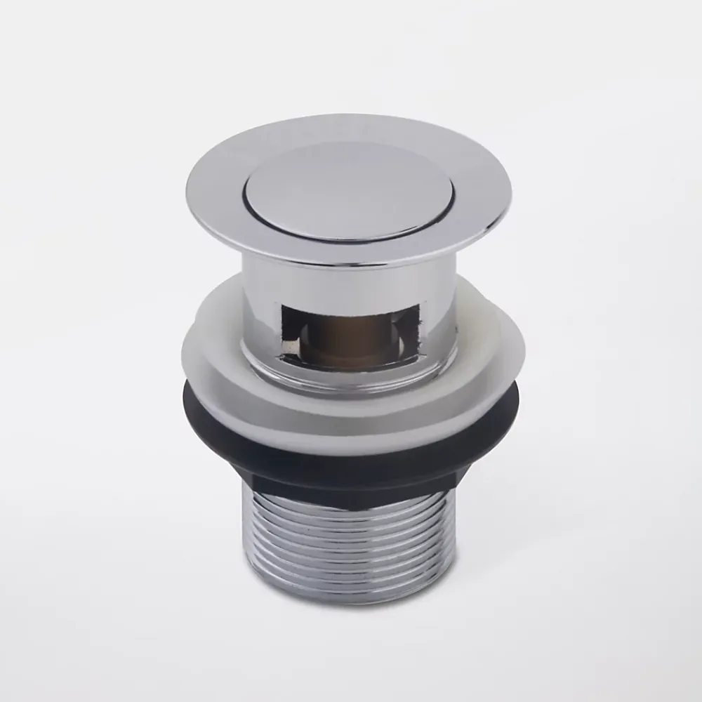GoodHome Mitigeur de lavabo chromé effet chute d'eau Olmeto