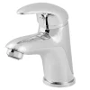 Robinet Lavabo Et Vasque|GoodHome Mitigeur de lavabo chromé Blyth