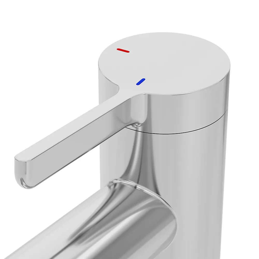 Robinet Lavabo Et Vasque|GoodHome Mitigeur de lavabo chrome taille M, Maza