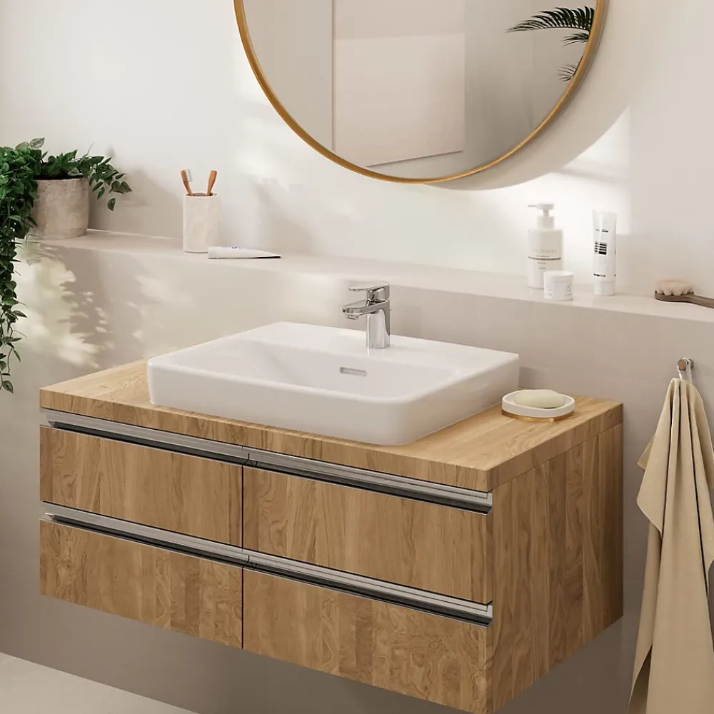 Robinet Lavabo Et Vasque|Hansgrohe Mitigeur de lavabo chrome Vernis Blend 70