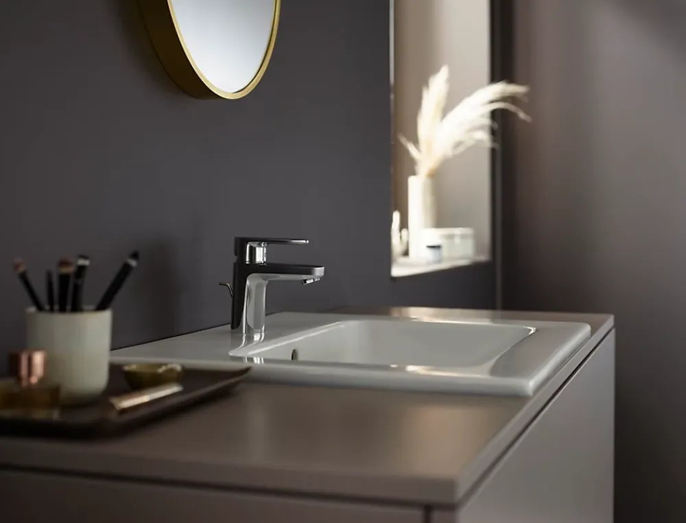 Robinet Lavabo Et Vasque|Hansgrohe Mitigeur de lavabo chrome Vernis Blend 70