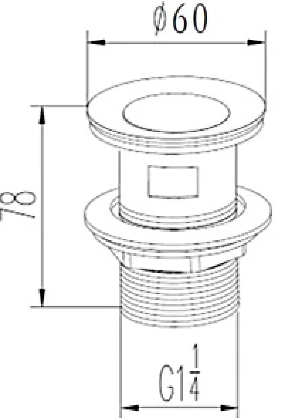MTK Mitigeur de lavabo doré avec bonde clic clac, Élégance