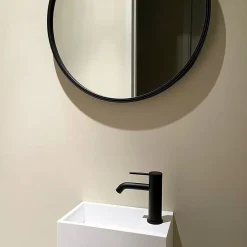 Essebagno Mitigeur de lavabo en laiton noir mat