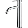 Robinet Lavabo Et Vasque|AICA Sanitaire Mitigeur de lavabo haut, chromé, monocommande, mixte froid/chaud
