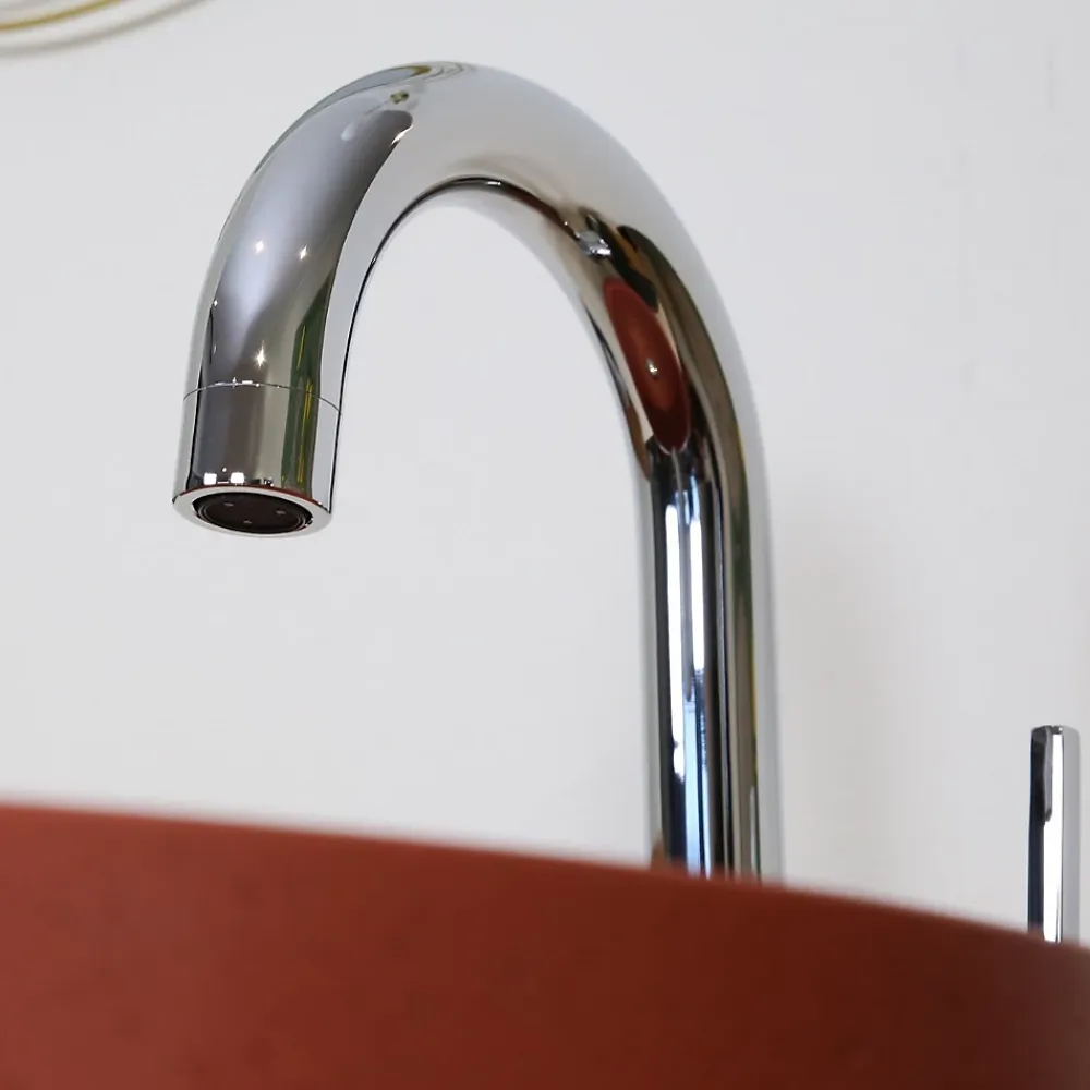Robinet Lavabo Et Vasque|Essebagno Mitigeur de lavabo haut chrome Reflet