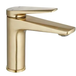 Edouard Rousseau Mitigeur de lavabo laiton brossé Gloss