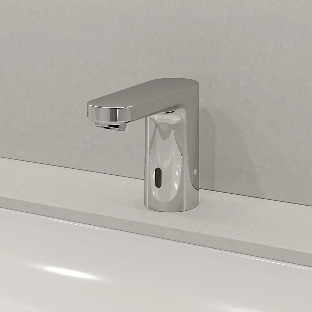 Robinet Lavabo Et Vasque|Hansgrohe Mitigeur de lavabo électronique avec pré-réglage de la température sur batterie, chrome, Vernis Blend