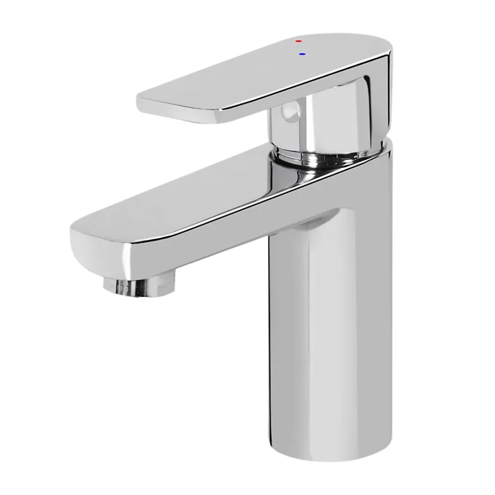 Robinet Lavabo Et Vasque|GoodHome Mitigeur de lavabo M, chrome, NF, Aisai