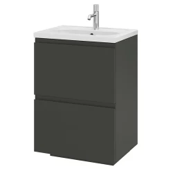 GoodHome Mitigeur de lavabo M, chrome, Levanna