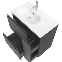 GoodHome Mitigeur de lavabo M, chrome, Levanna