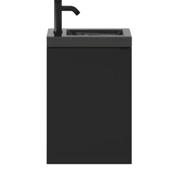 Robinet Lavabo Et Vasque|GoodHome Mitigeur de lavabo M noir mat, Selenga