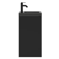 Robinet Lavabo Et Vasque|GoodHome Mitigeur de lavabo M noir mat, Selenga