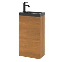 Robinet Lavabo Et Vasque|GoodHome Mitigeur de lavabo M noir mat, Selenga