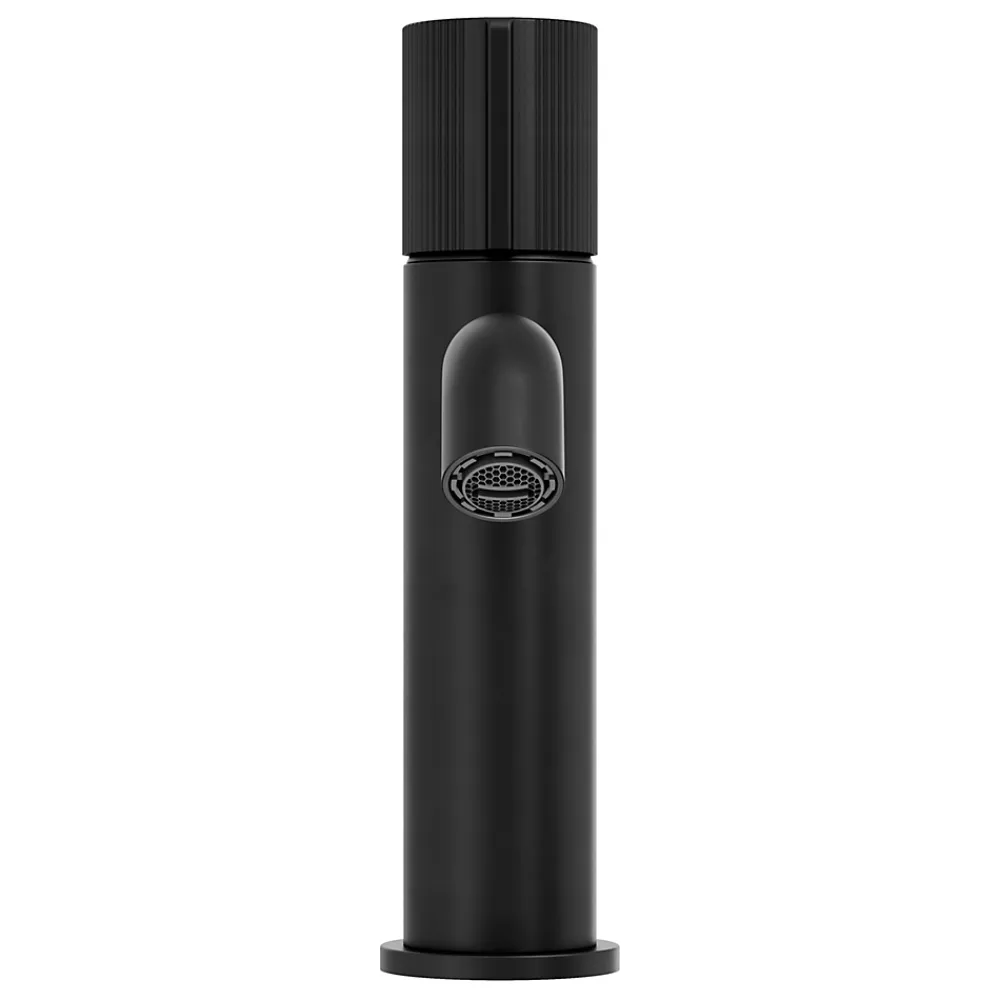 GoodHome Mitigeur de lavabo M, noir, Levanna