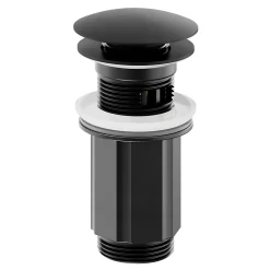 GoodHome Mitigeur de lavabo M, noir, Levanna
