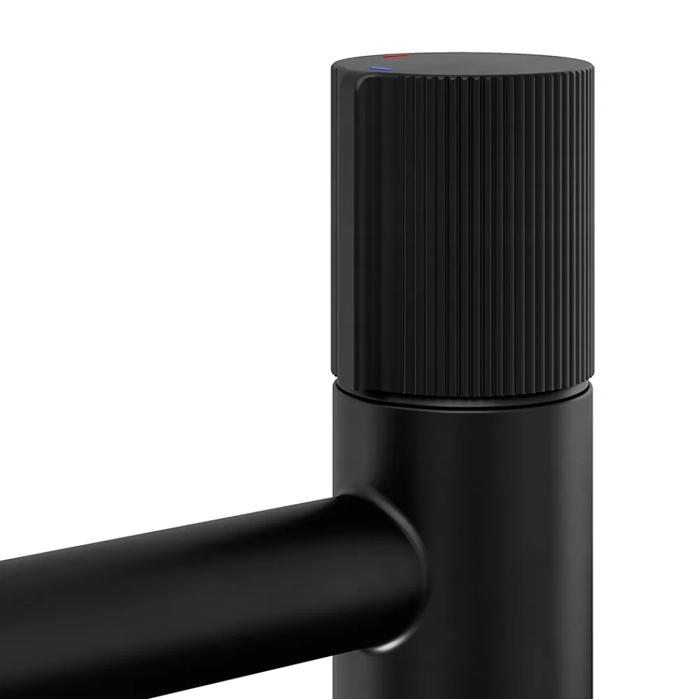 GoodHome Mitigeur de lavabo M, noir, Levanna