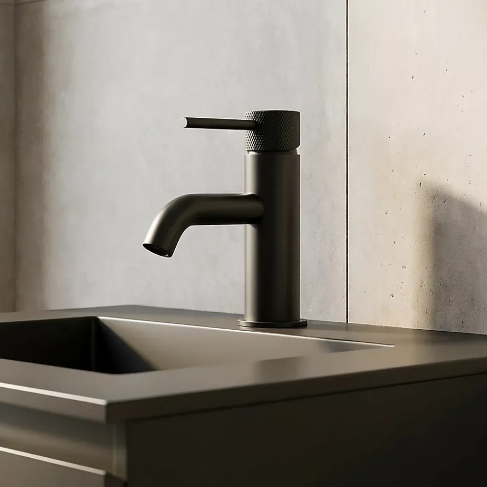 Robinet Lavabo Et Vasque|GoodHome Mitigeur de lavabo M noir mat, Owens