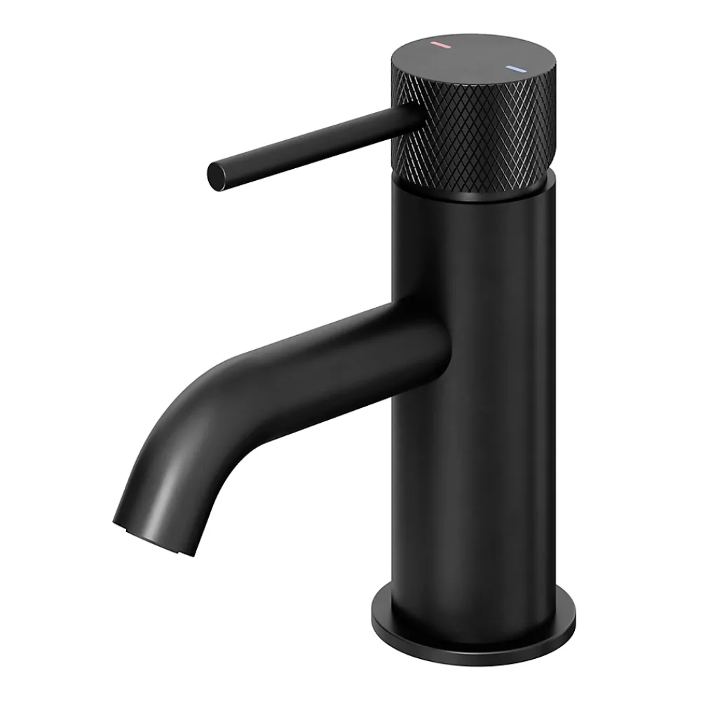 Robinet Lavabo Et Vasque|GoodHome Mitigeur de lavabo M noir mat, Owens