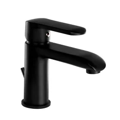 Robinet Lavabo Et Vasque|Kramer Mitigeur de lavabo mécanique H.14,6 cm, noir mat, Colors