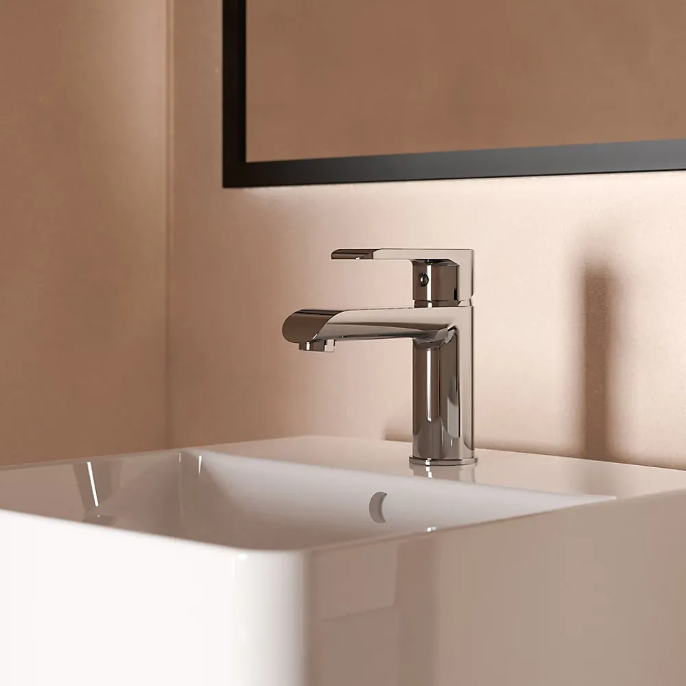 Robinet Lavabo Et Vasque|Kramer Mitigeur de lavabo monotrou H.14,6 cm, chrome, Colors