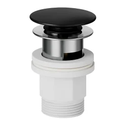 Robinet Lavabo Et Vasque|GoodHome Mitigeur de lavabo noir Sauga