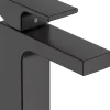 Robinet Lavabo Et Vasque|Hansgrohe Mitigeur de lavabo noir mat Vernis Shape 100