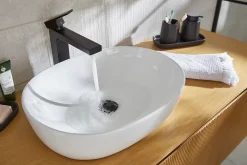 Robinet Lavabo Et Vasque|Hansgrohe Mitigeur de lavabo noir mat Vernis Shape