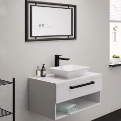 Robinet Lavabo Et Vasque|Hansgrohe Mitigeur de lavabo noir mat Vernis Shape