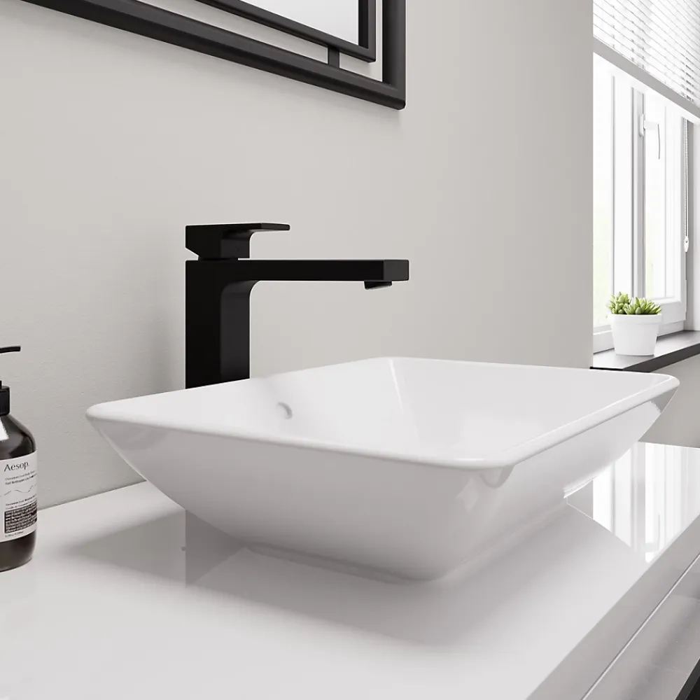 Robinet Lavabo Et Vasque|Hansgrohe Mitigeur de lavabo noir mat Vernis Shape