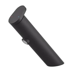 GoodHome Mitigeur de lavabo noir mat Nyasa