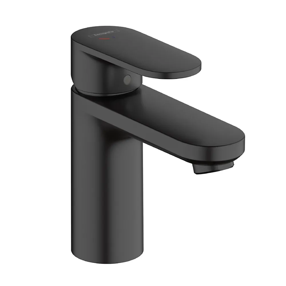 Robinet Lavabo Et Vasque|Hansgrohe Mitigeur de lavabo noir mat Vernis Blend 100