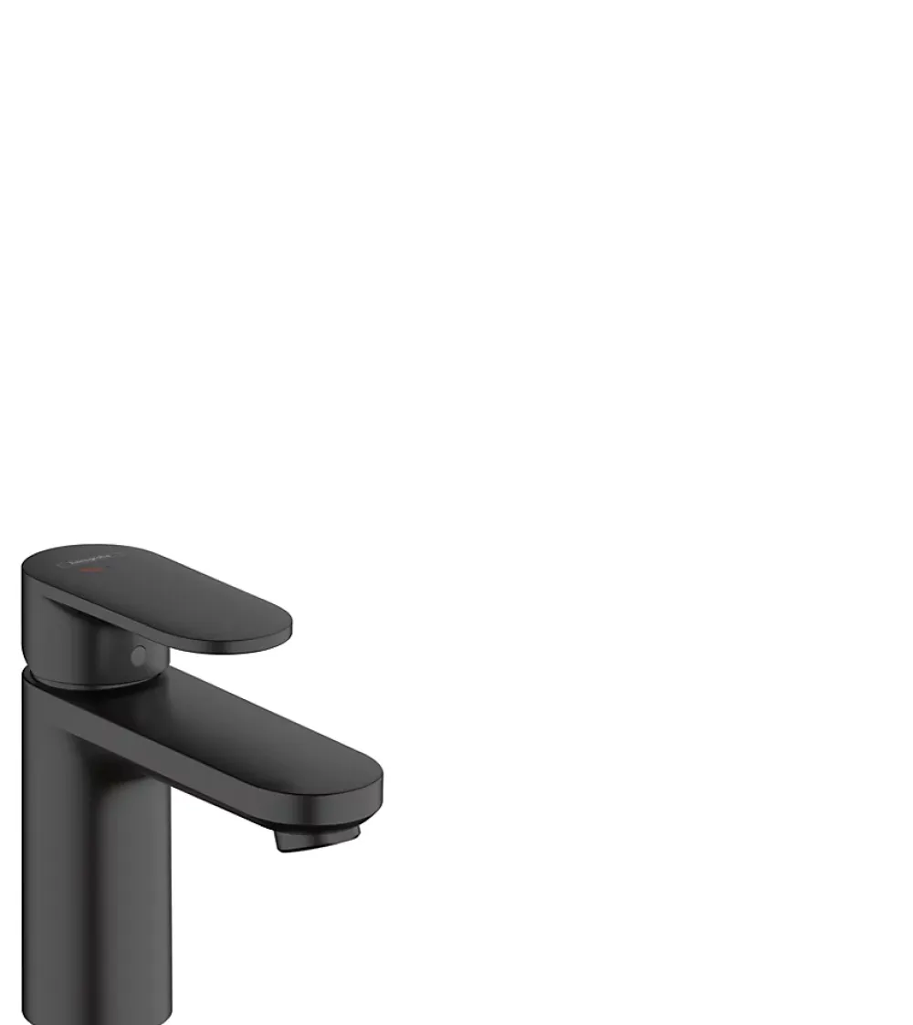 Robinet Lavabo Et Vasque|Hansgrohe Mitigeur de lavabo noir mat Vernis Blend 100