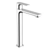 Hansgrohe Mitigeur de lavabo pour vasque à poser avec tirette et vidage chromé, Rebris E 240 CoolStart