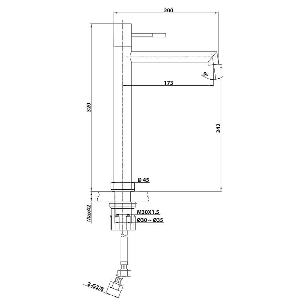Robinet Lavabo Et Vasque|Schulte Mitigeur De Lavabo Kadia L - Or Mat