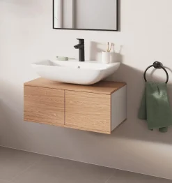 Grohe Mitigeur de lavabo taille M, noir, Start