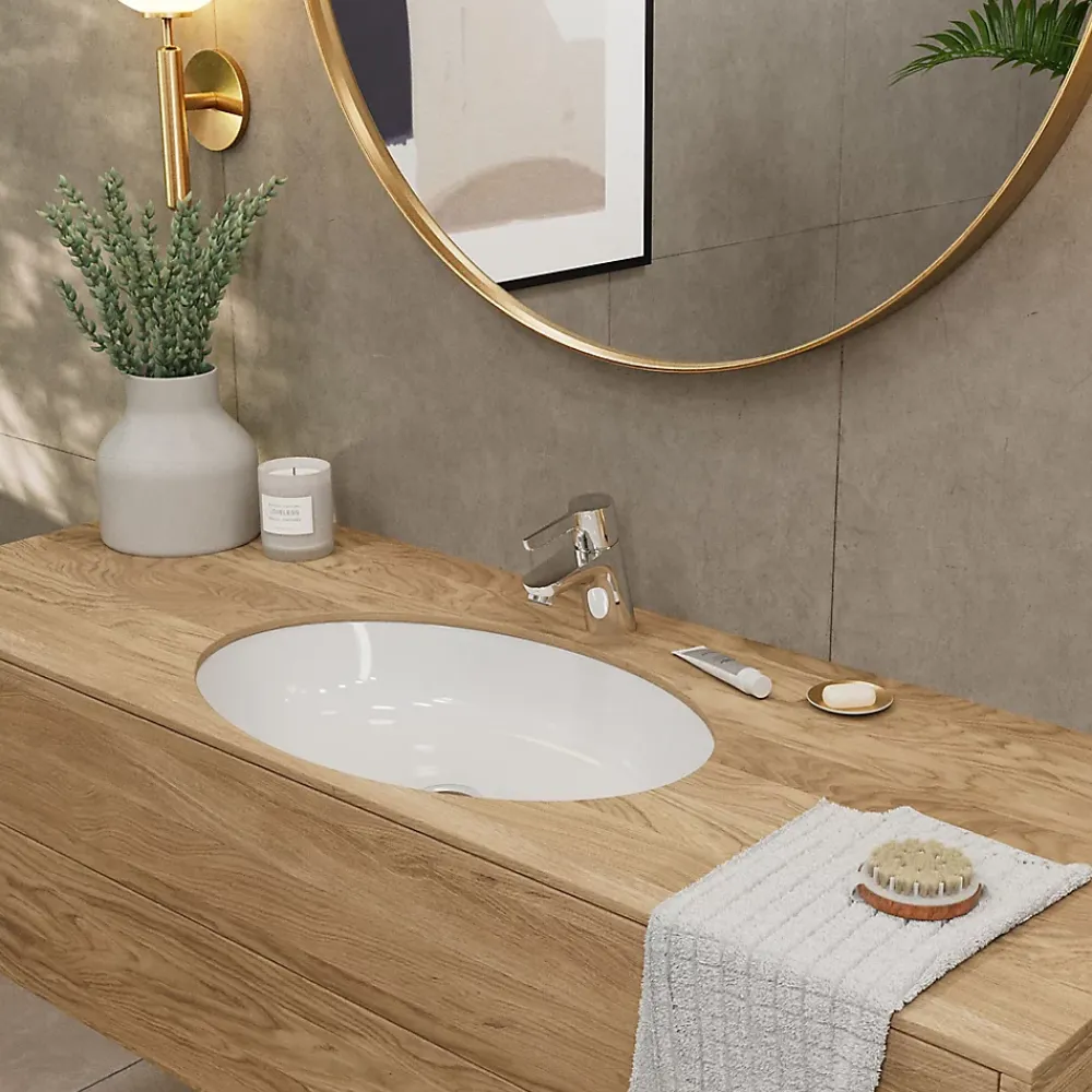 Robinet Lavabo Et Vasque|Hansgrohe Mitigeur de lavabo Waterforms Eco chromé