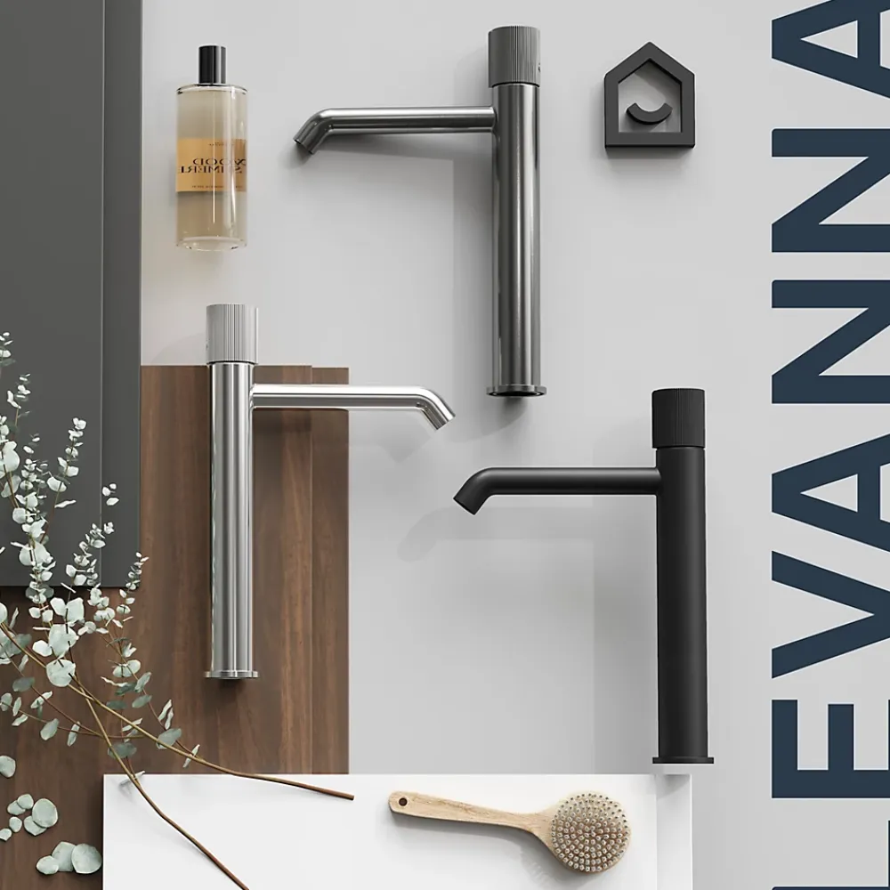 GoodHome Mitigeur de lavabo XL, chrome, Levanna