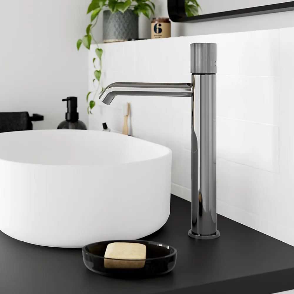 GoodHome Mitigeur de lavabo XL, chrome, Levanna