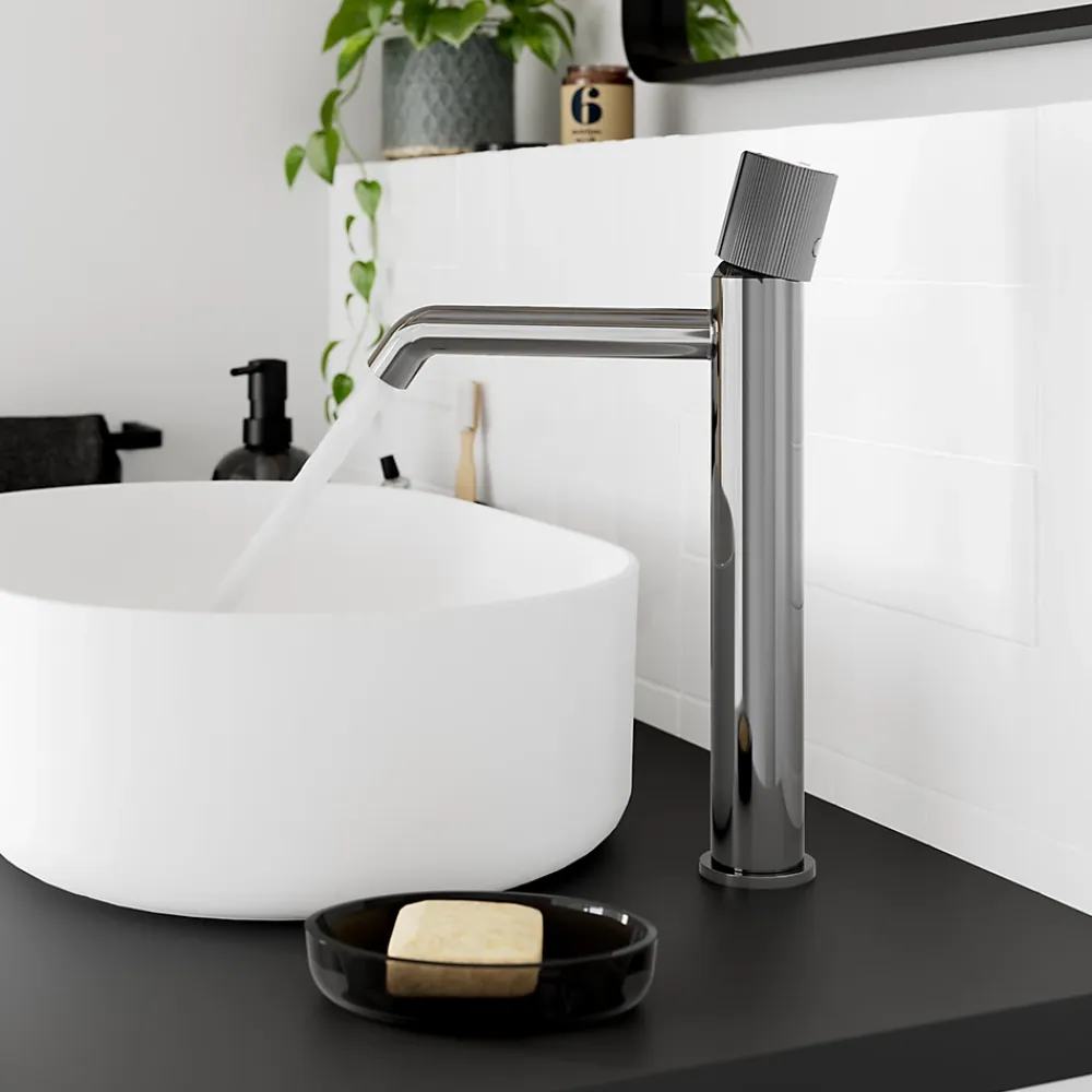 GoodHome Mitigeur de lavabo XL, chrome, Levanna