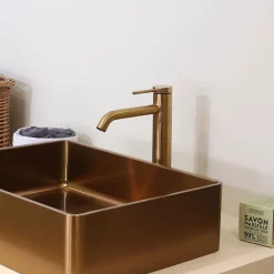 Essebagno Mitigeur de lavabo XL H.27,6 cm, cuivre, Lollipop