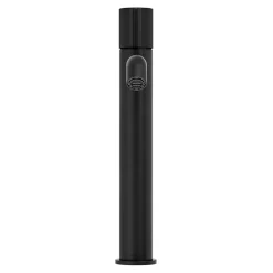 Robinet Lavabo Et Vasque|GoodHome Mitigeur de lavabo XL, noir, Levanna