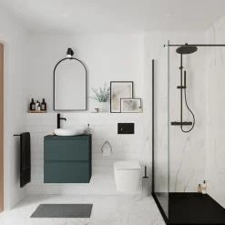 Robinet Lavabo Et Vasque|GoodHome Mitigeur de lavabo XL, noir, Levanna