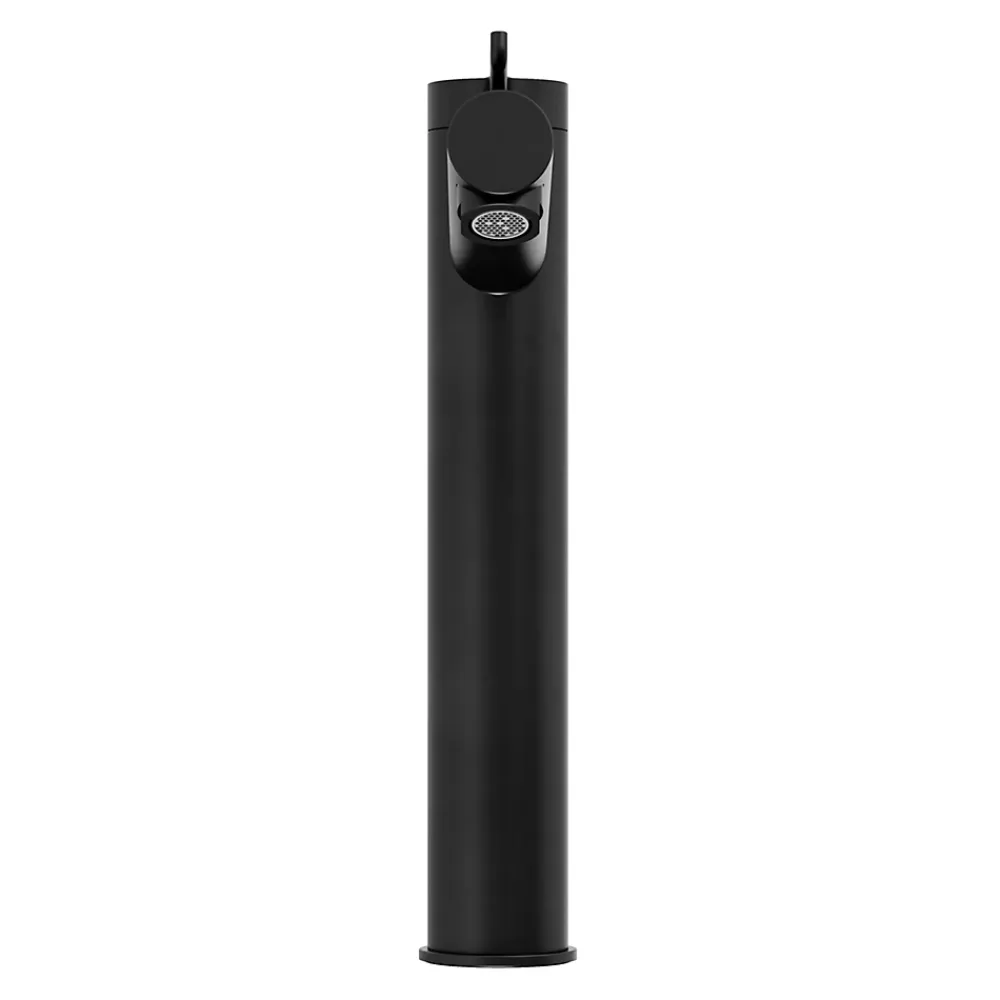 Robinet Lavabo Et Vasque|GoodHome Mitigeur de lavabo XL, noir mat, Maza